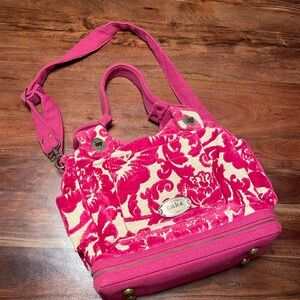 Petunia Pickle Bottom diaper bag- magenta / raspberry
